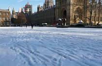 Snowfall in the UK capital