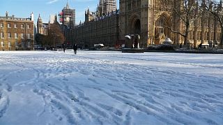 Snowfall in the UK capital