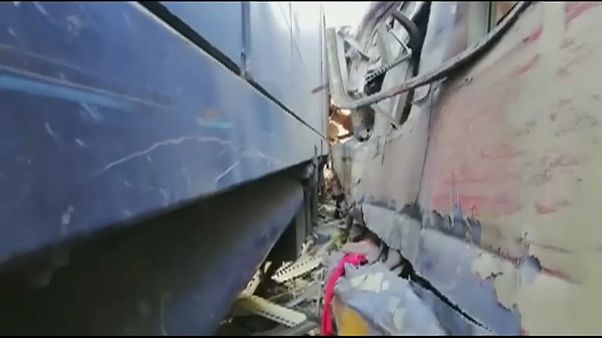 Colisão mortífera entre comboios no Egito Colisão mortífera entre comboios no Egito