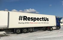 Polish #RespectUs campaign sends trucks across Europe to spread message on Nazi crimes