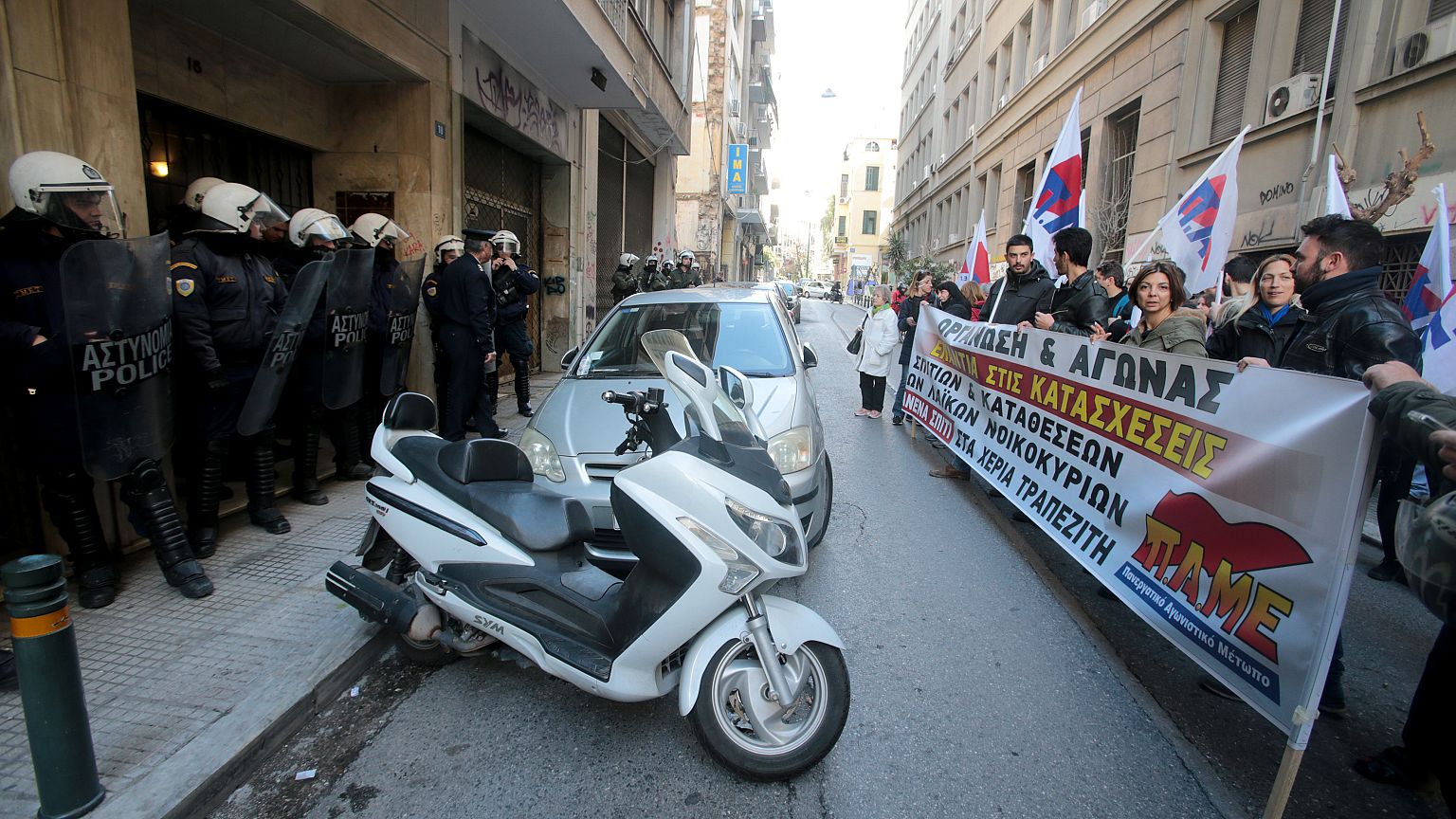 Νέες διαδηλώσεις κατά των πλειστηριασμών