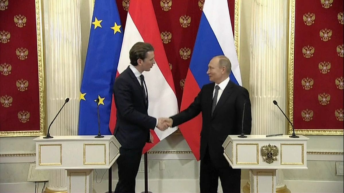 Путин и Курц поговорили о газе, Гуте и Минских соглашениях