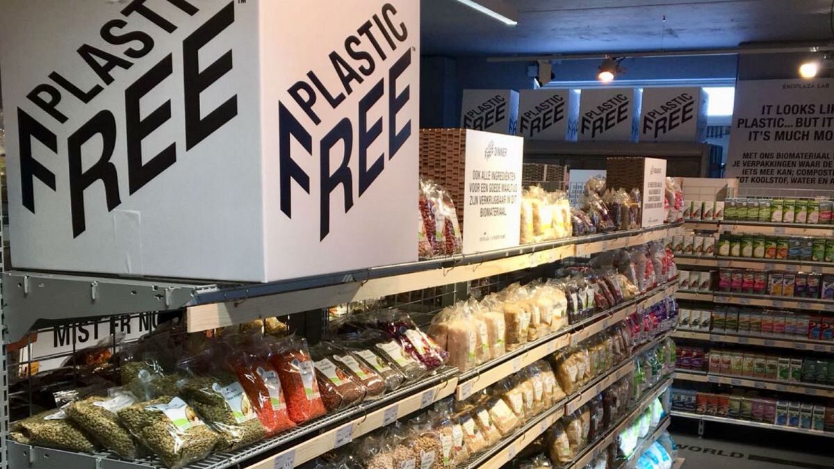 Dutch supermarket launches ‘world’s first’ plastic-free aisle