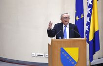 AB Komisyonu Başkanı Juncker Balkan turu kapsamında Kosova'da