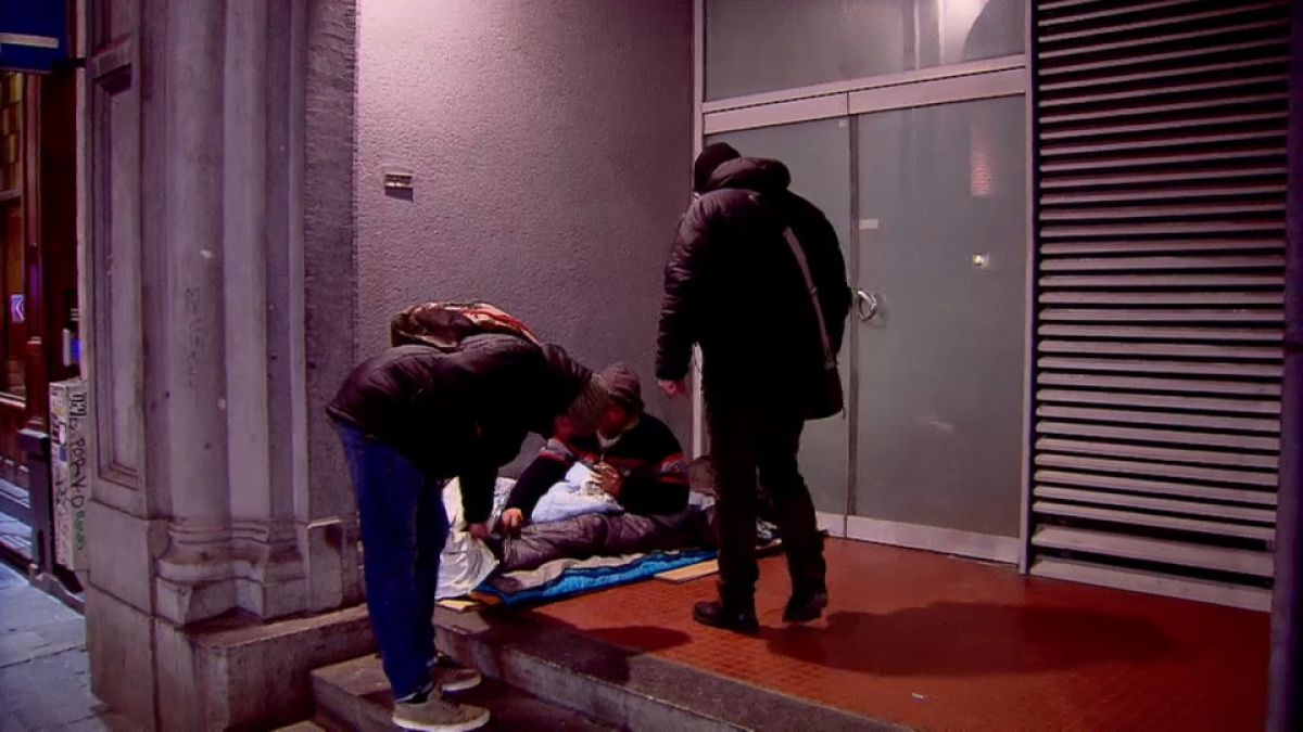 Brüsseler "Kälte-Brigade" hilft Menschen auf der Straße