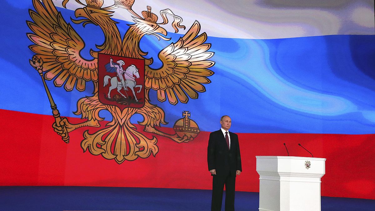 Discours annuel de Vladimir Poutine devant le Parlement russe. 