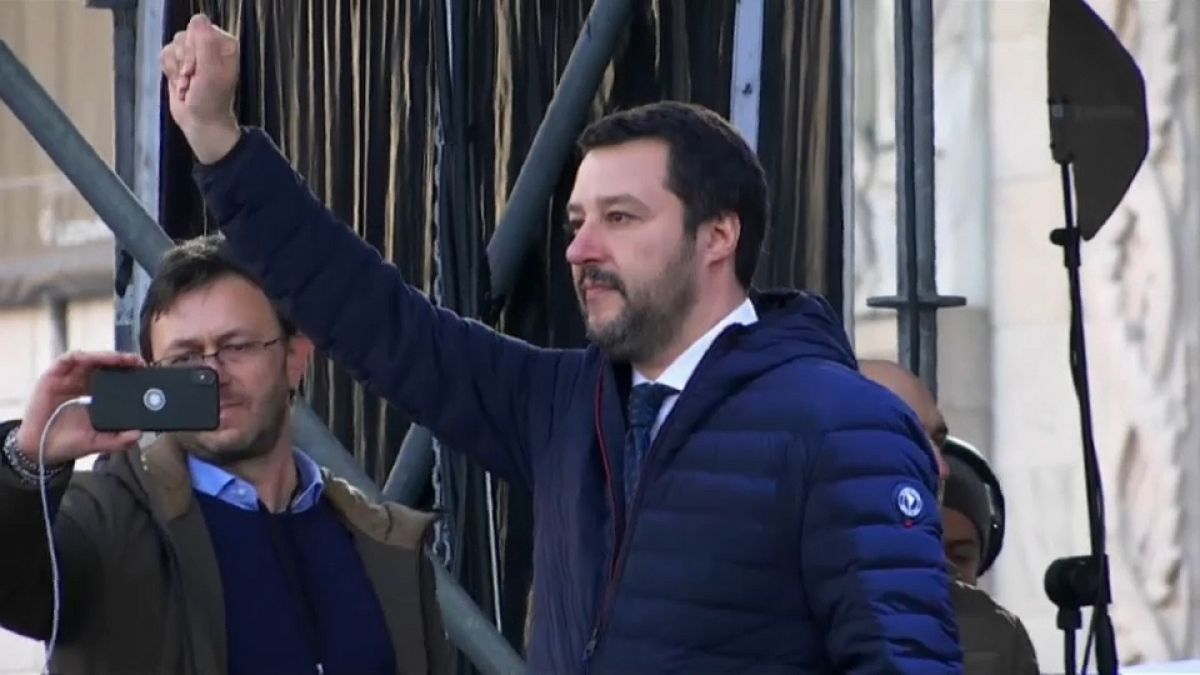Salvini, un atronador discurso contra la inmigración