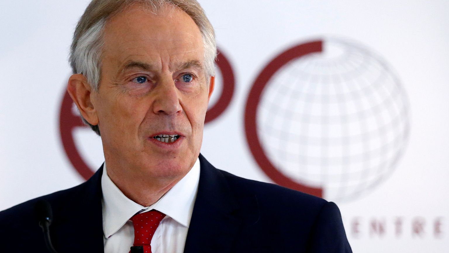 Tony Blair à Bruxelles 1/03/2018. 