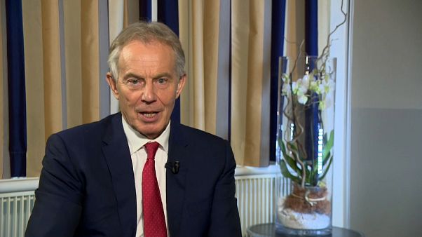 Tony Blair im Interview mit Euronews Tony Blair im Interview mit Euronews