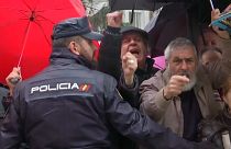 Pensionistas espanhóis protestam por reformas "dignas"