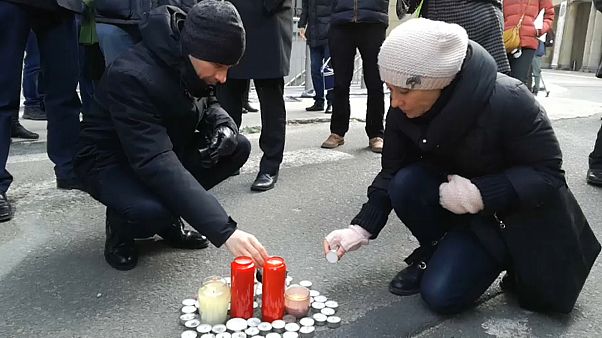Brüssel: Mahnwache für ermordeten Journalisten Brüssel: Mahnwache für ermordeten Journalisten