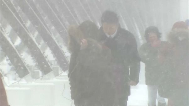 Un violent blizzard balaie le Japon Un violent blizzard balaie le Japon