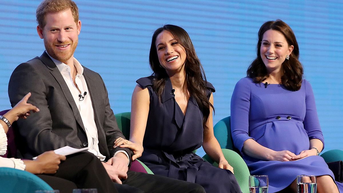 Harry, Meghan und Prinzessin Kate beim Royal Foundation Forum in London