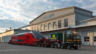 شرکت قطارسازی «اشتدلر ریل» در تورگاو، واقع در شمال سوئیس