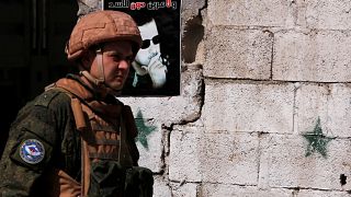 جندي روسي في الغوطة