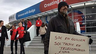 "Soy técnico en Telecomunicaciones sin techo ¿Me contratas?": Una original petición de trabajo en el MWC