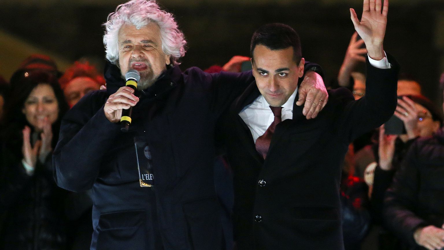 Italy's politicians in final rally ahead of election