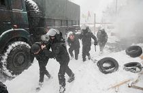 Ukraine: Protestlager vor dem Parlament geräumt