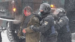 Violentos confrontos em Kiev