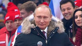 Митинг за переизбрание Путина собрал 130 тысяч человек