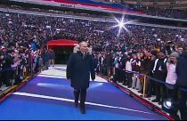 100.000 bei Wladimir Putins Wahlkampf im Moskauer Fußballstadion