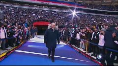 100.000 bei Wladimir Putins Wahlkampf im Moskauer Fußballstadion