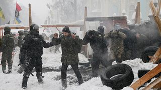 В Киеве разогнали сторонников Саакашвили