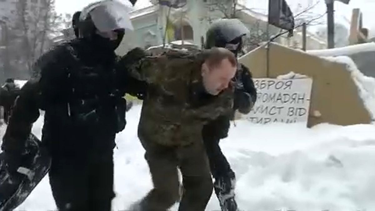 Felszámolták az aktivisták táborát Kijevben