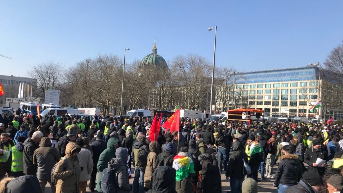 Berlin: Demo gegen Afrin-Offensive der Türkei