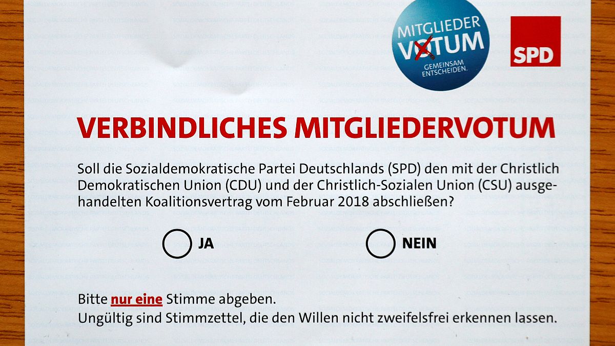 Τα μέλη του SPD ενέκριναν τη συμμαχία με τη Μέρκελ