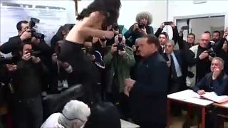 Femen-aktivista várta Berlusconit