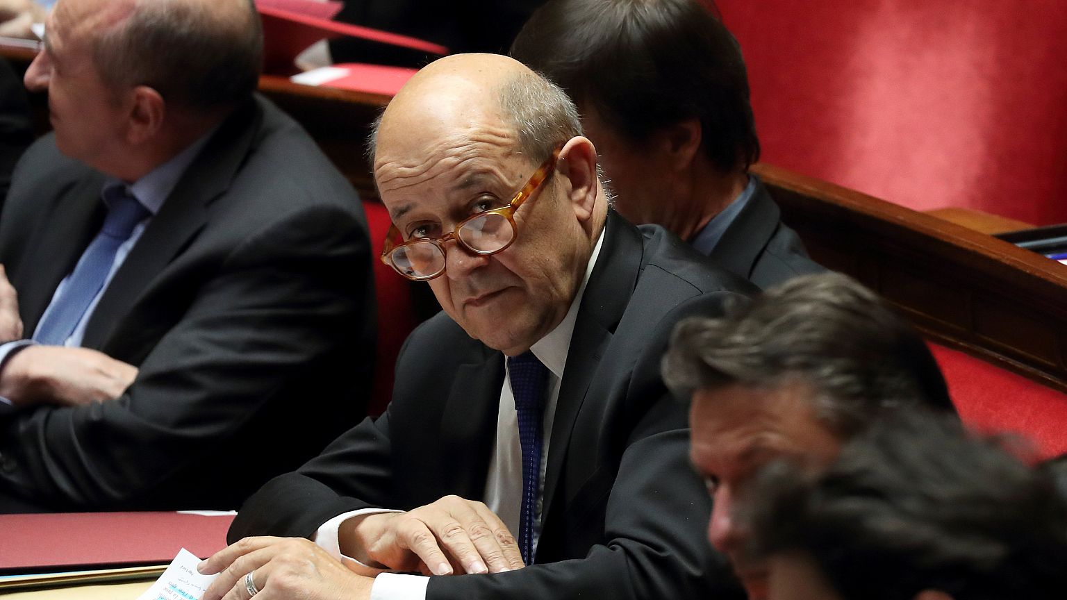 Jean-Yves Le Drian en visite en Iran