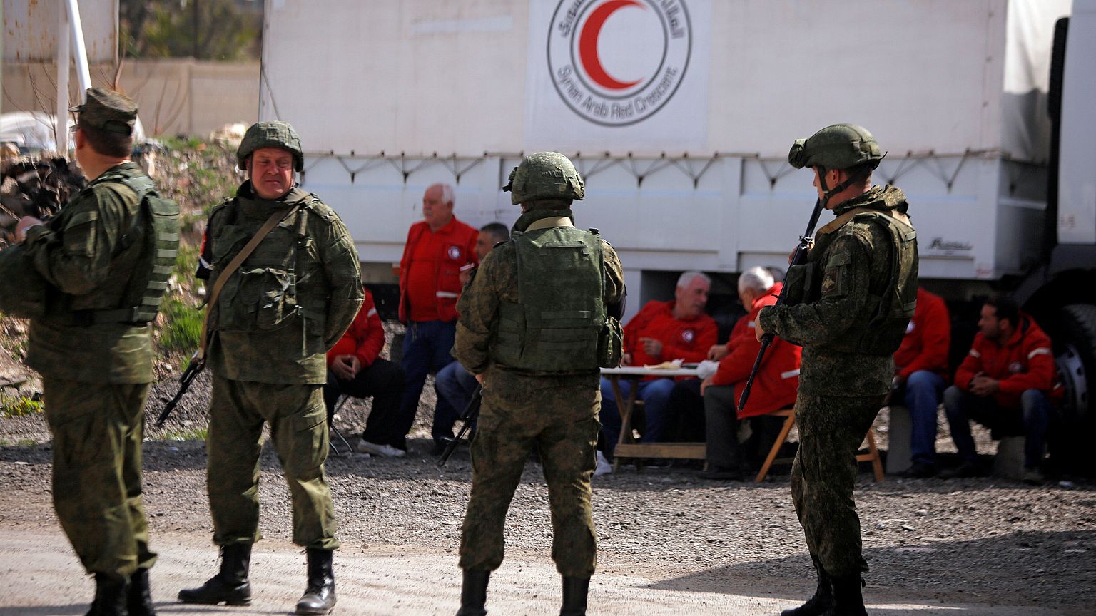 Δε διανεμήθηκε, λόγω βομβαρδισμών, όλη η ανθρωπιστική βοήθεια στη Γούτα
