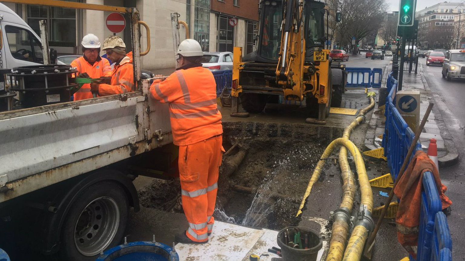 Thousands in Britain left without water after pipes burst in big freeze