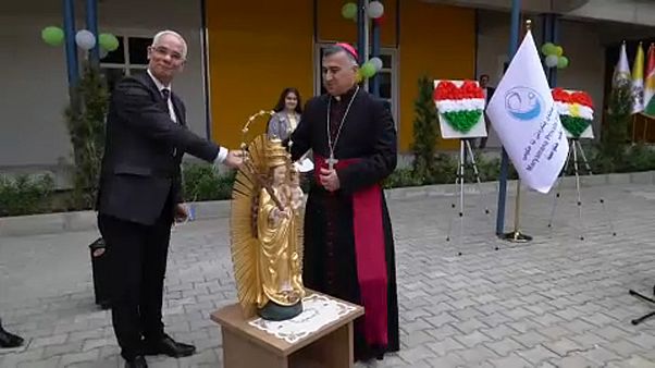 Irakban adott át iskolát Balog Zoltán Irakban adott át iskolát Balog Zoltán