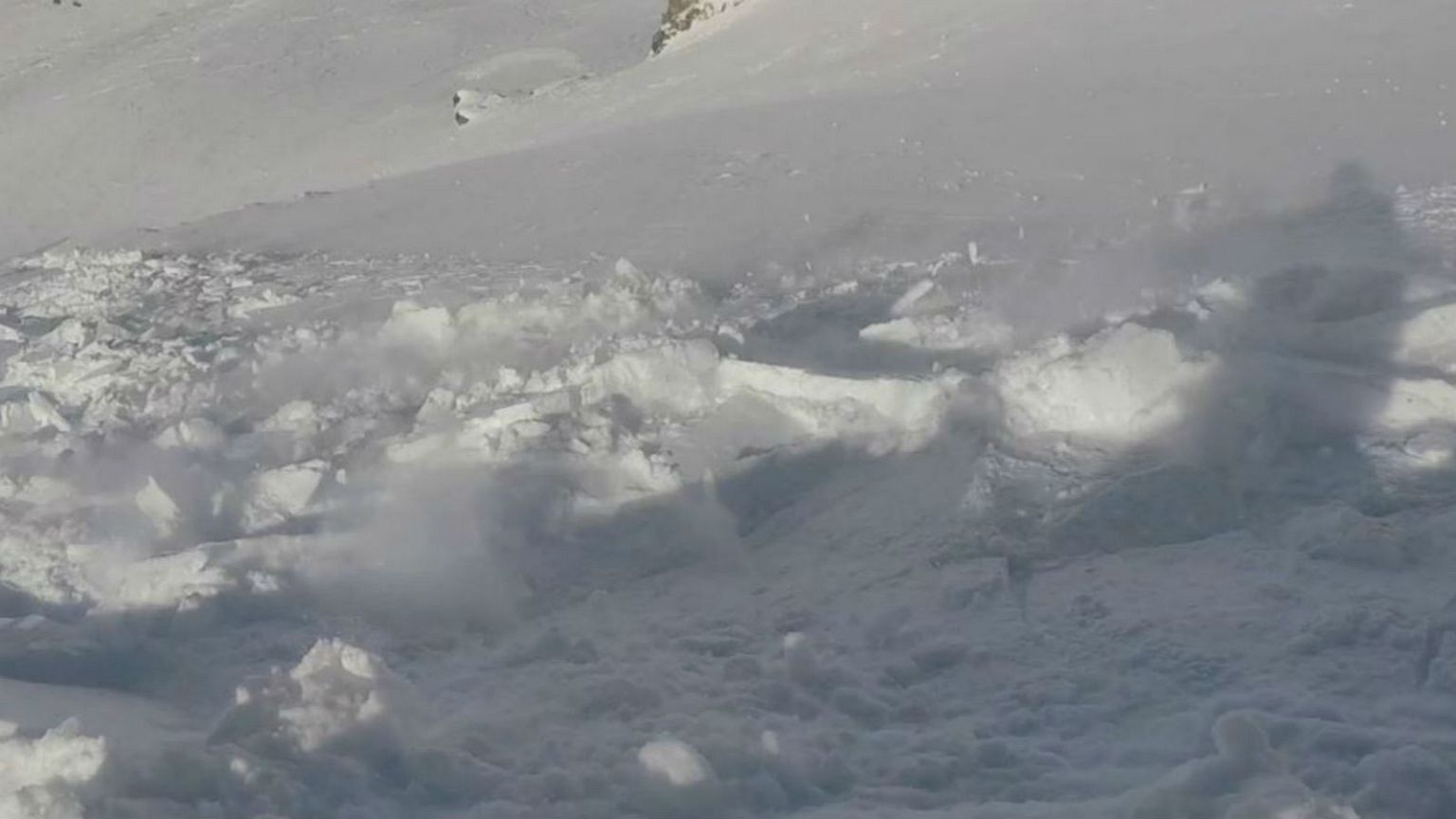 Watch: Snowboarder films the moment he gets caught in avalanche