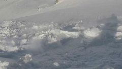 Watch: Snowboarder films the moment he gets caught in avalanche