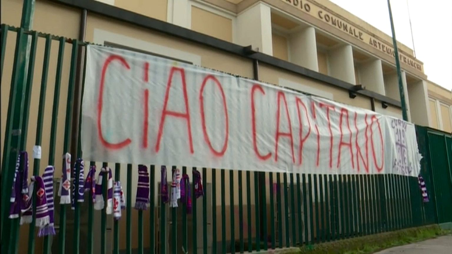 Florence mourns the loss of its football club captain