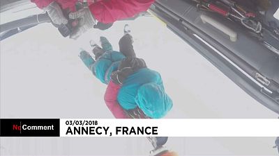 Take a ride with the Alpine Rescue team in the French Alps