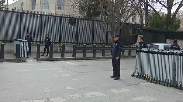 US-Botschaft in Ankara wegen möglicher Terrorbedrohung geschlossen US-Botschaft in Ankara wegen möglicher Terrorbedrohung geschlossen