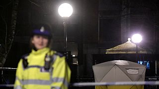 پلیس بریتانیا در محل حادثه