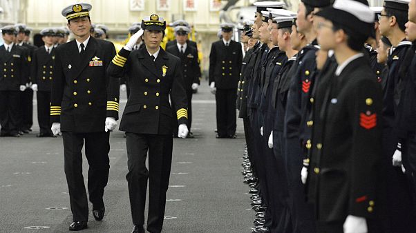 A japán hadsereg első női parancsnoka A japán hadsereg első női parancsnoka