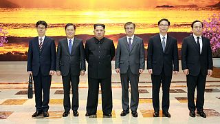 دیدار هیات سیاسی کره جنوبی با رهبر کره شمالی