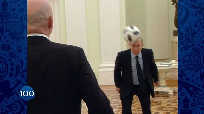 Putin am Ball: In 100 Tagen beginnt die Fußball-WM