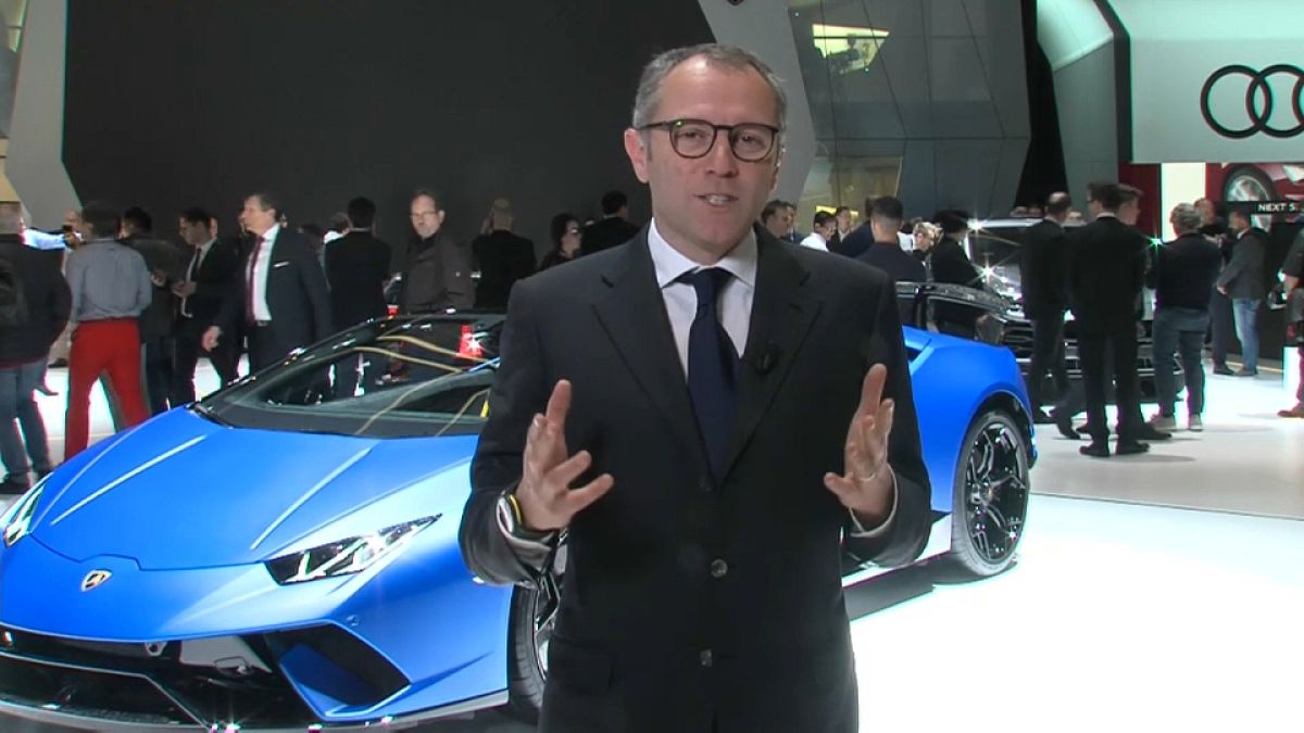 Lamborghini CEO Stefano Domenicali talks to euronews
