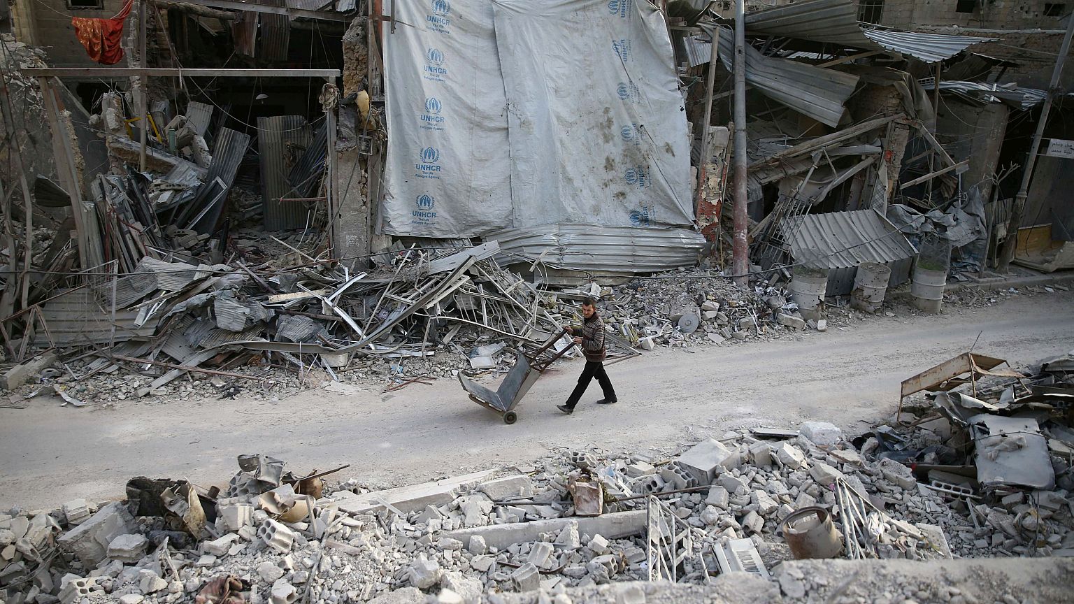 Patients treated after suspected chemical attack in Eastern Ghouta
