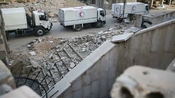 Syrie : couloir humanitaire exigé et suspicion d'attaque chimique Syrie : couloir humanitaire exigé et suspicion d'attaque chimique