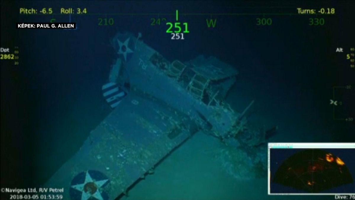 A második világháborúban elsüllyesztett anyahajót találtak