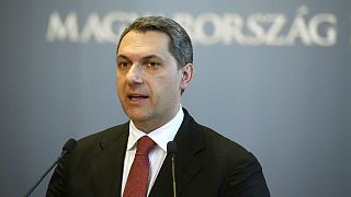 Lázár János sajtótájékoztatót tart Budapesten 2018. február 1-jén