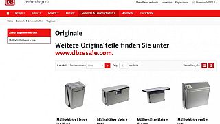 Deutsche Bahn vende papeleras de segunda mano